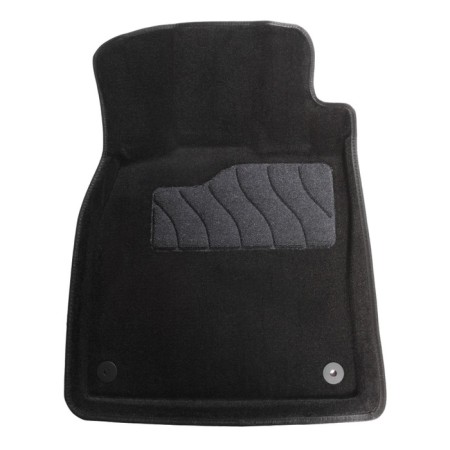 Pile rug for Audi A6 (C7), 2011-2017, black-1