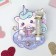 Set of children's 4 items: clips, ring, bracelet, glitter "unicorn", color
