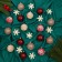 A set of jewelry plastic 40 pcs "Snow Eide dayshore" Frost, D-6 cm, snowflake 6 cm, mix