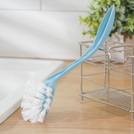 Brush for dishes with an ergonomic handle BALI, color mix-2