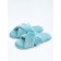 Slippers Women's Cross open nose, size 36-38, blue color