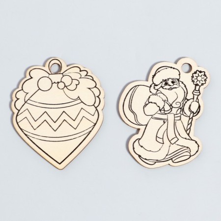 Christmas tree decorations for the painting "New Year"-6