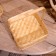 Basket with a lid weaved, from bamboo 25x25x25 cm