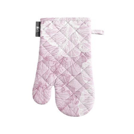 Lovely Flower's mittens and size, size 18x30 cm, flowers, pink-1