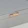 The casket to the leatherette for jewelry "Sleepy. Strips. Bant" silver 17x24x7 cm