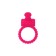 Erective ring on the penis Toyfa A-Toys, silicone, pink color, d = 3.5 cm