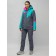 Ski costume is female, size 42, green color