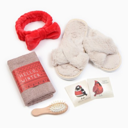 Set Gift Ethel Holidys: a towel 30x60 cm and ACC. (4 subjects)-1