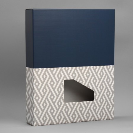 Gift box for bedding, packaging, “geometry”, 47 x 37 x 8.8 cm-2
