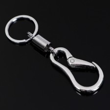 Cartage keychain, carbine, metal, chrome