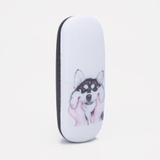Case for glasses on the cracker, white color