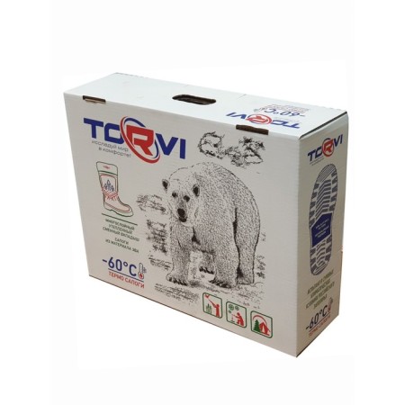 Winter boots Torvi, Eva with a multi -layer interchangeable liner, -60C, olive color, size 44-11