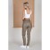 Women's pants on elastic band Eliseeva Olesya, size 42, brown color