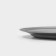 Oval tray made of stainless steel of a share, 35 × 23 cm, silver color