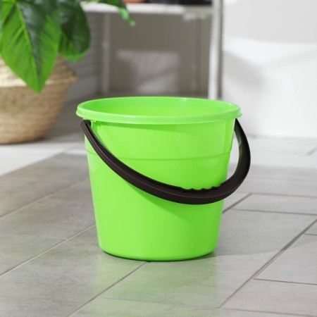 The bucket is round, 5 l, d = 22 cm, h = 19.5 cm, color mix-1