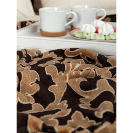 Texrepublic blanket, size 150x200 cm, brown color-8