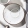 Box Porcelain Coffee Dots White, D = 14 cm