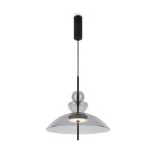 Светильник подвесной Maytoni MOD185PL-L11B3K3, LED, 12 Вт, 400х400х3580 мм, 1200 Лм, 3000К, чёрный