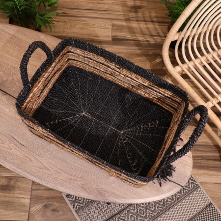 Wicker basket 45x30x30 cm-6