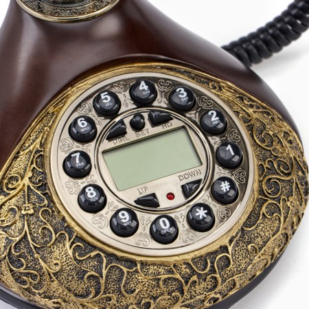 Retro-telephone "drop with a pattern", 19 x 26 x 22 cm-1