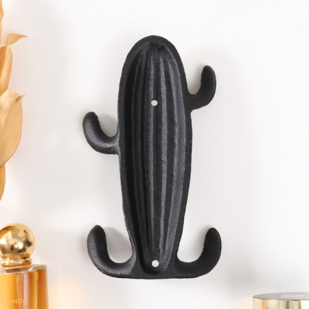 Hooks decorative cast iron "cactus" 18x10.5x3.2 cm-3