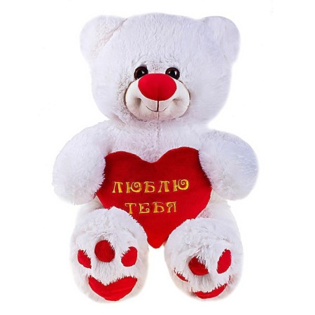 Soft toy "Mishutka with the heart"