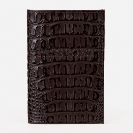 Passport cover, brown color