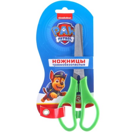Baby scissors 12 cm, safe, plastic handles, mix, PAW PATROL-2