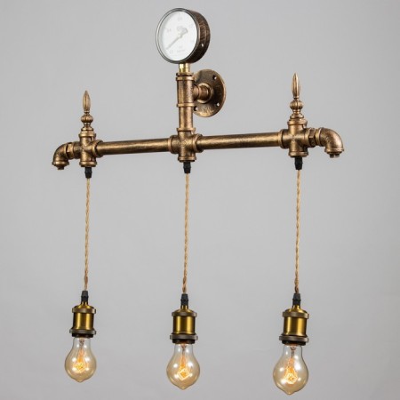 Sconces "Fortel" 3he27 40W bronze 55x10x56cm-1