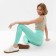 Leggings Sports Women's Minaku color light green, size 42