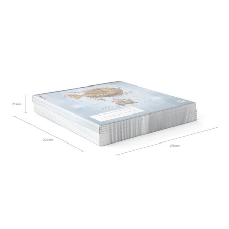 Notebook of 48 sheets in the Erichkrause cage magic journey, with a plastic cover, 5v, mix-11