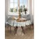The tablecloth “Winter evening”, round, Saten, d = 150 cm