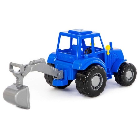 Tractor with a shovel, the color is blue (in a net)-3