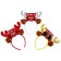Carnival rim "deer horns", MIX color