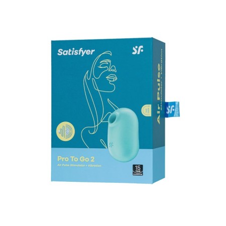 Satiffyer Pro to Go 2 vacuum clitoris stimulator, mint color-14