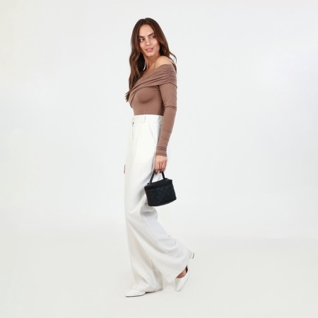 Female bag 16.5*9*10.5 department with a zipper, black-12