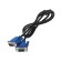 Video cable Luazon, VGA (M) - VGA (M), 1 m, black