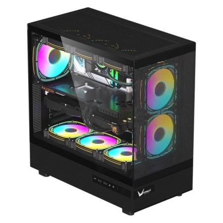 The Formula Crystal Z8 case is black without BP ATX 9x120mm 7x140mm 1xusb2.0 1xusb3.0 1xusb3.1 audi-3