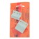Fastening for a mosquito grid metal, white, 4 pcs.