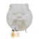 Bra "Bulldog" 3he27 40W white 51.5x51.5x32cm