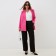 Women's jacket with a Mist Plus-Size belt, r.56, pink