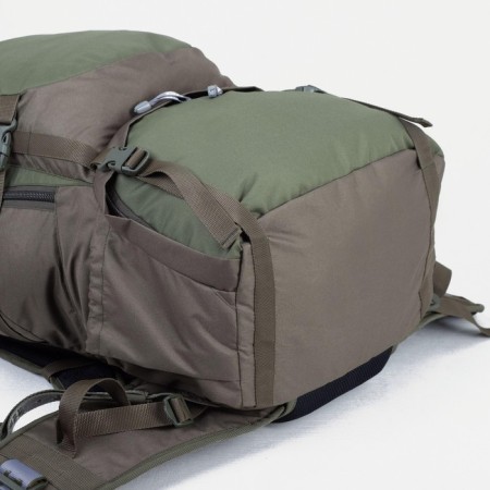 Tourist backpack, TAIF, 80 l, screed department, 2 outer pockets, 2 side pockets, olive color-2