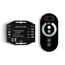 Ambrella Controller Dimmer for single -color LED tapes with a touch radio remote control 2.4G 24A 12V 288W/ 24V