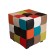 Puff cubic rubik 400x400x420 color of leather upholstery.