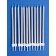 Candles for the cake "Royce", 12 pcs, silver metallic