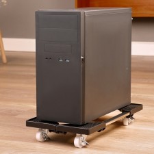 System unit stand on wheels, universal, 22/34 - 42/53 cm, metal, plastic