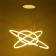 Lamp with PDU "Vesento" LED 144W 3000-6000K white 80x80 cm