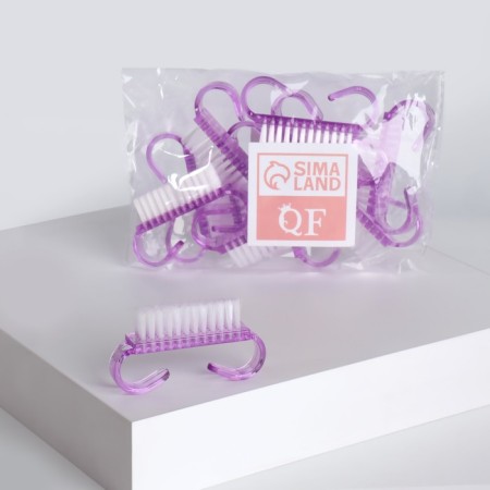 Manicure/pedicure brushes, 10 pcs, 6.5 × 1.3 cm, color mix-5