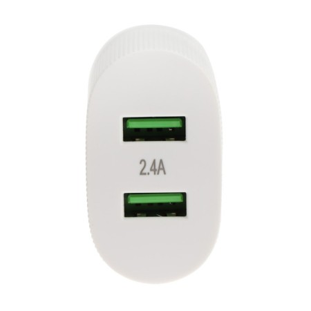 EXPLOYD EX-Z-1437, 2 USB, 2.4 A, MicroUSB cable, white-2