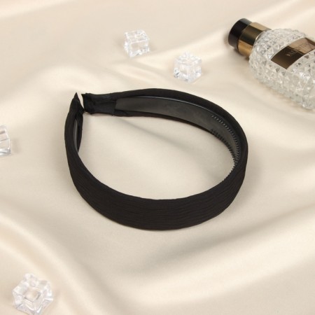 Hair cap "Jeannette" Classic, 3 cm, black